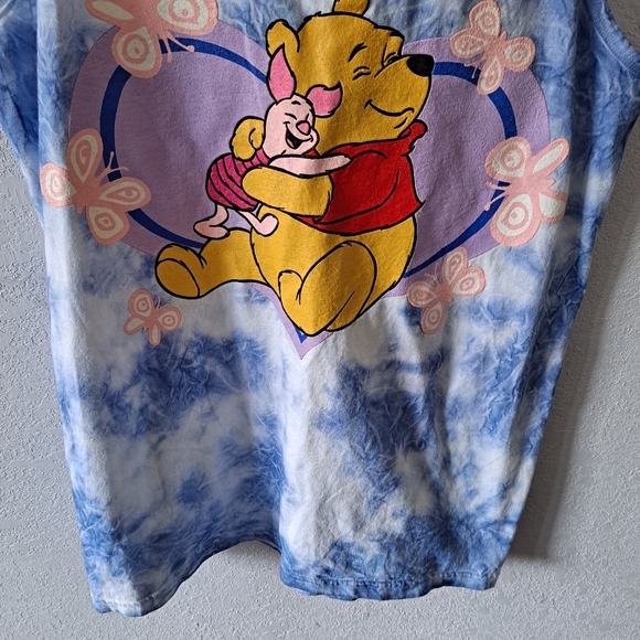 Vintage Winnie the Pooh Tie Dye Twist Back Tank Top - Picture 3 of 8